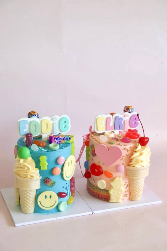 Mixed Colour Name Topper / Plaque