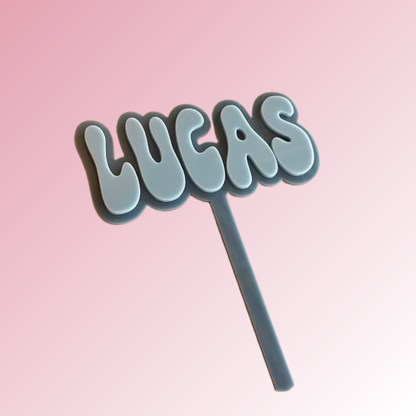 Name Acrylic Cake Topper/Plaque