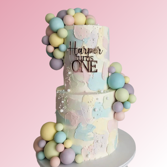 Name Turns Age Acrylic Topper/Plaque