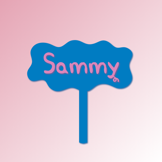 Pepper Pig Theme – Name Plaque/Topper
