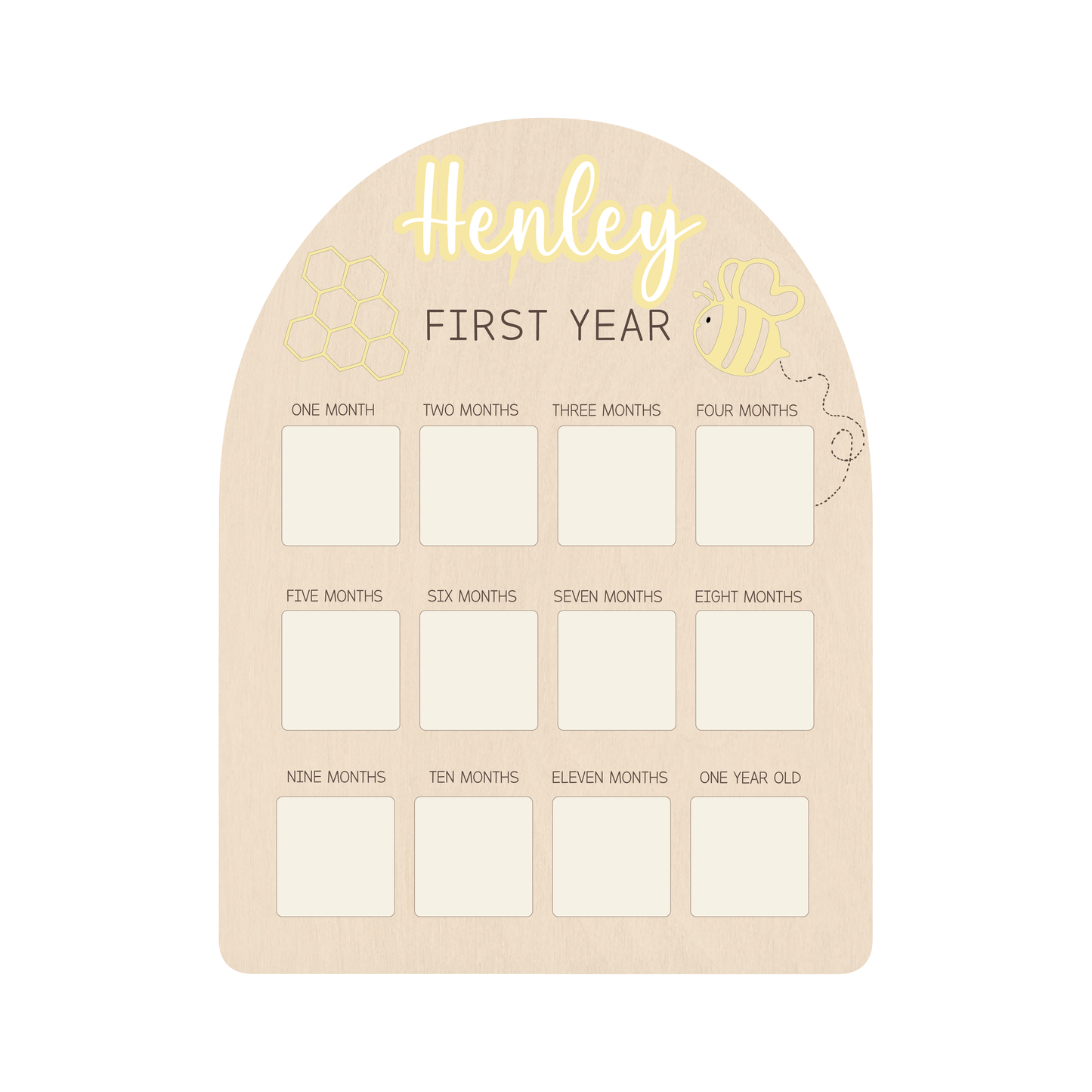 First Year Photo Board - Bee