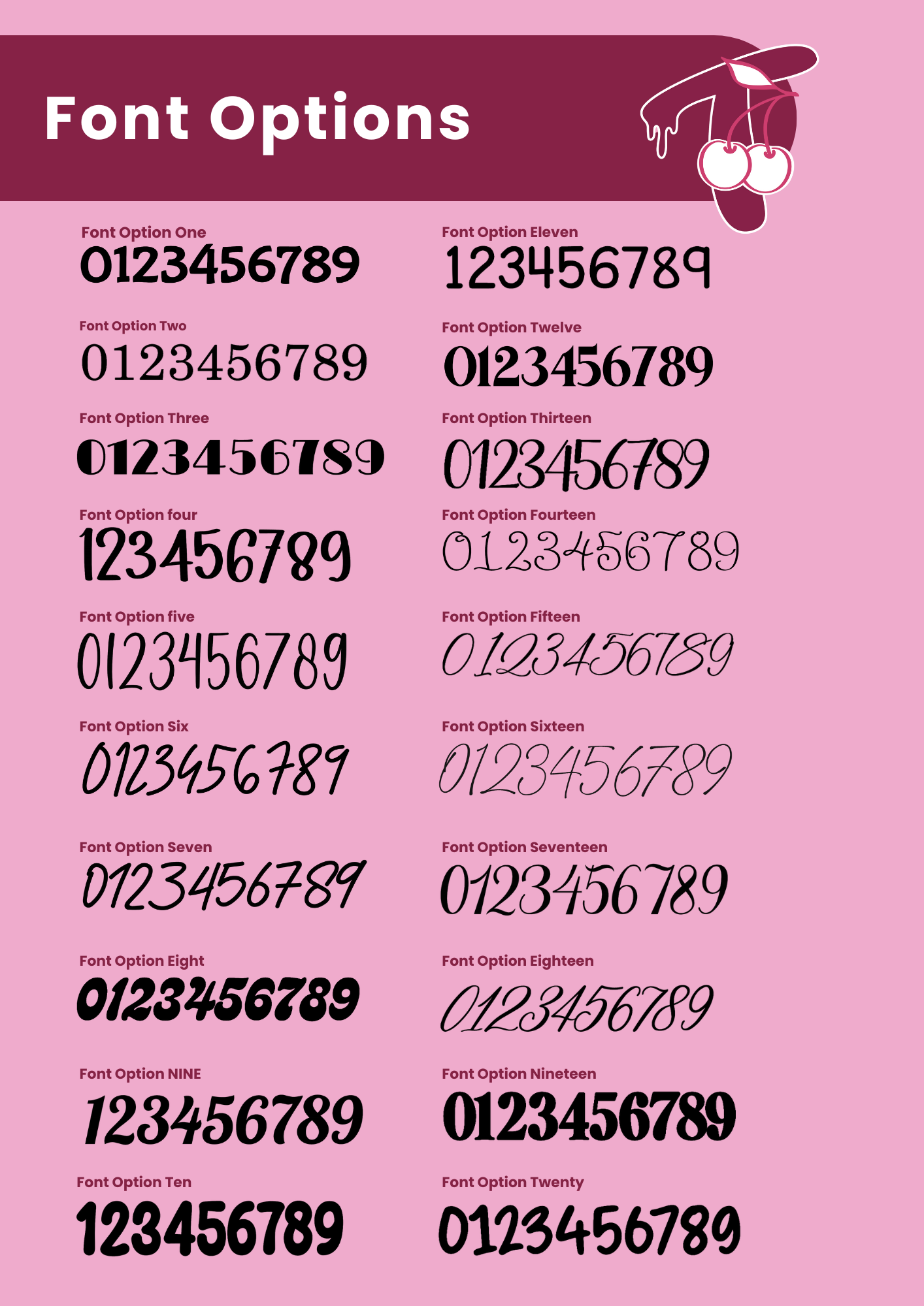 Number Single Acrylic Cake Topper/Plaque