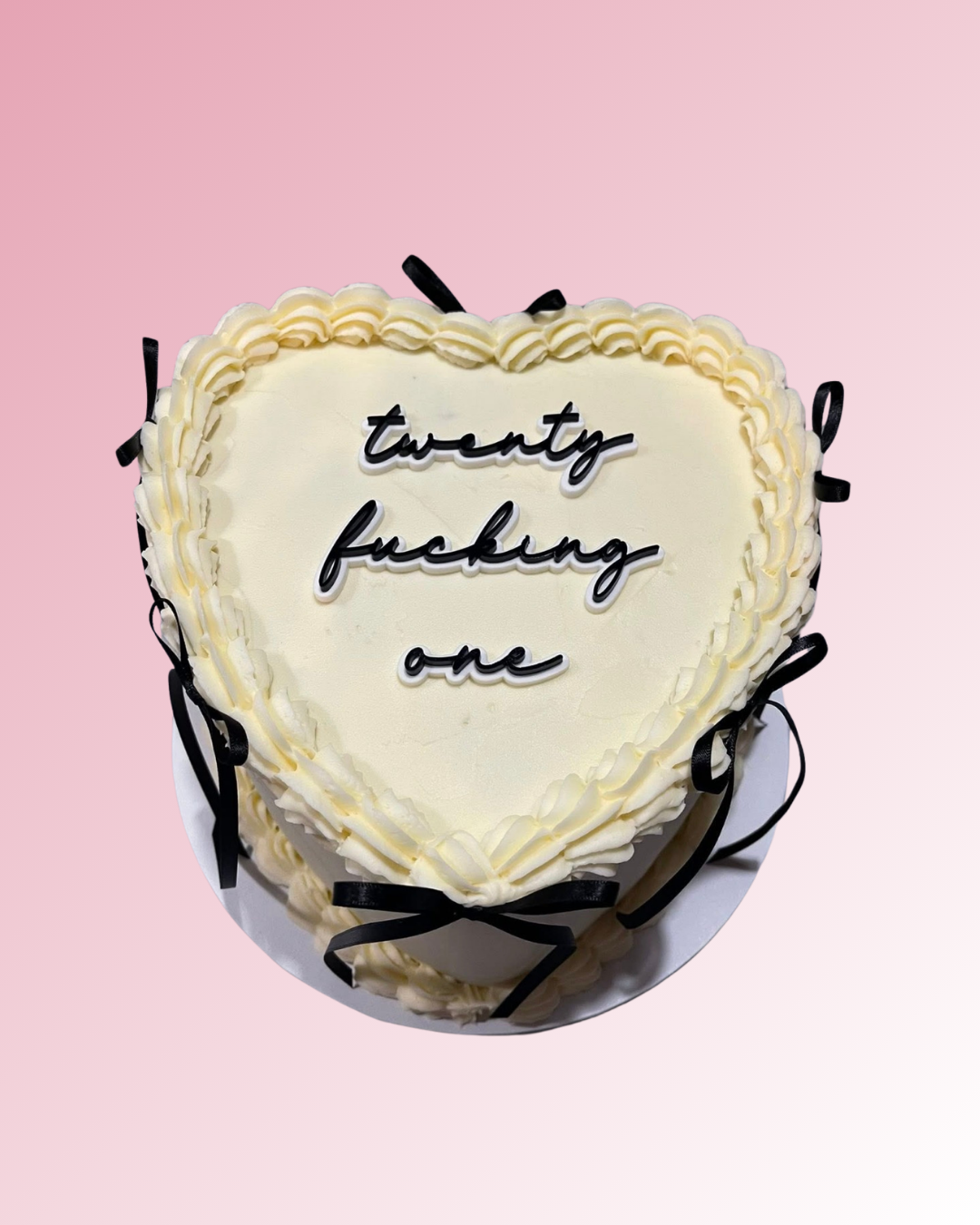 “Twenty Fucking One” Double Layer Acrylic Cake Charm
